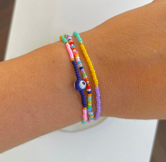 Ochi Eye Beaded Bracelets Pack