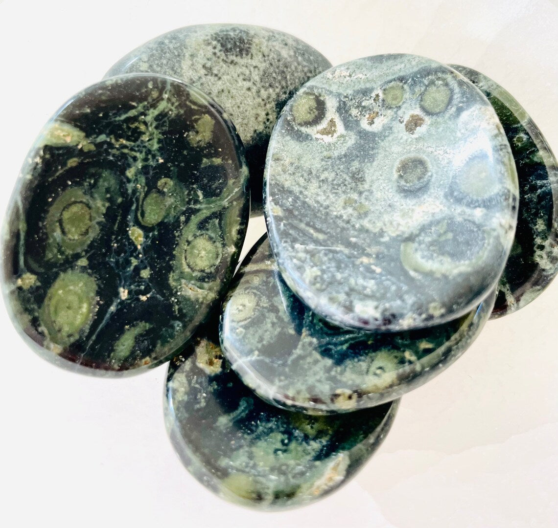 Kambaba Jasper Worry Stone Crystal-Gypsytear