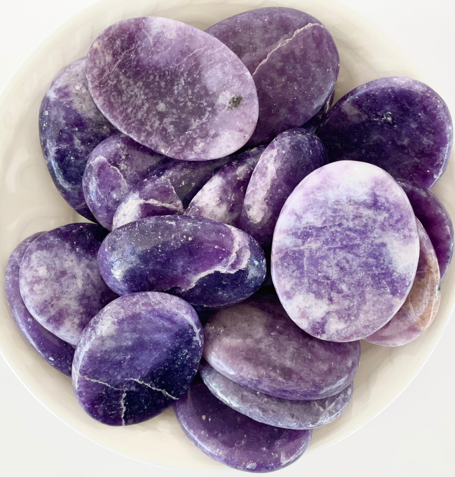 Lepidolite Worry Stone Crystal-Gypsytear