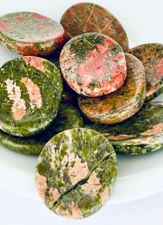 Unakite Worry Stone Crystal-Gypsytear