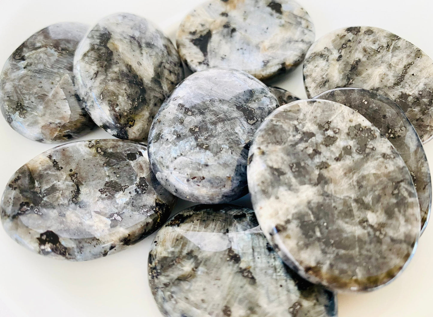 Larvikite Worry Stone Crystal-Gypsytear