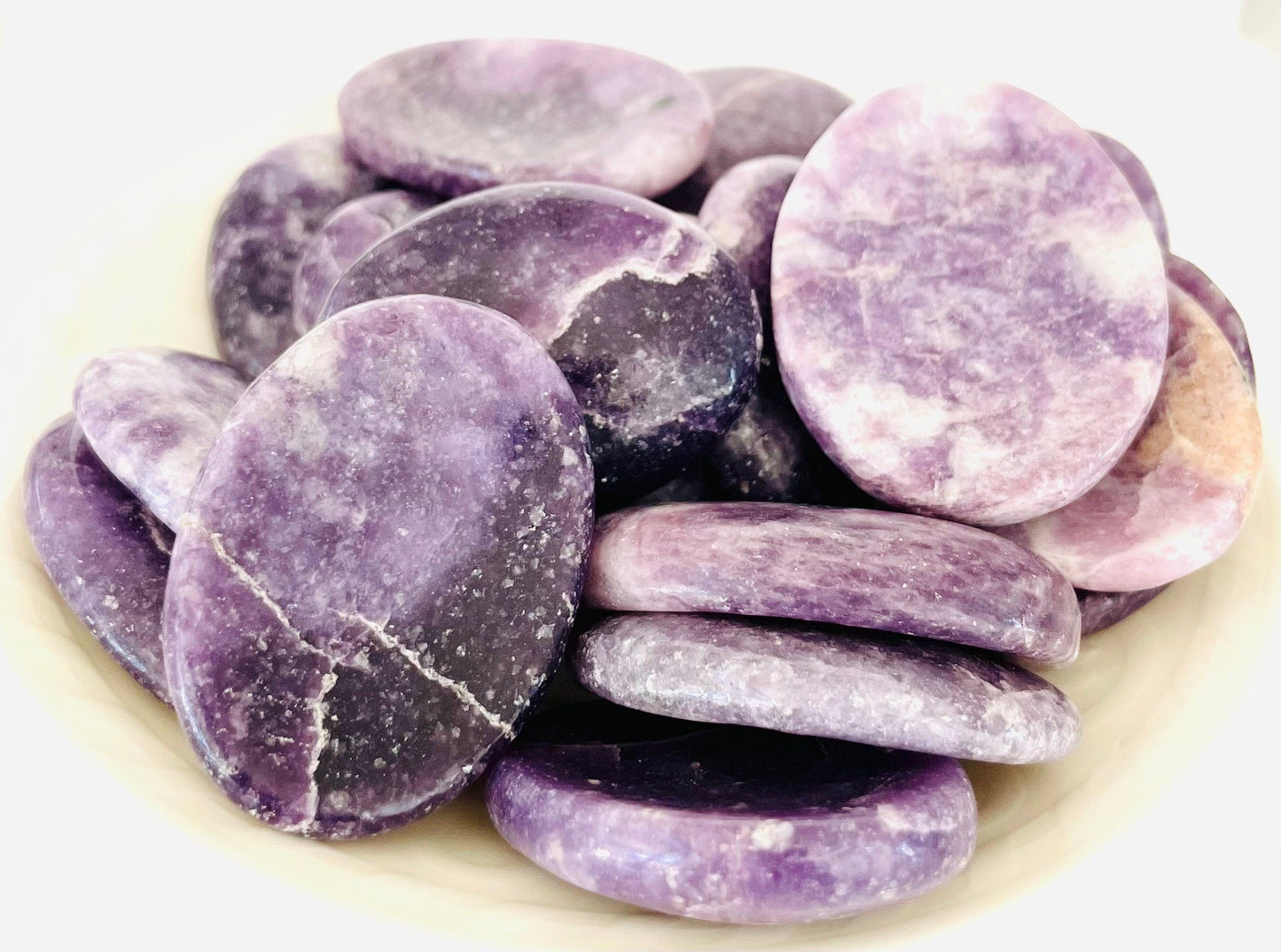 Lepidolite Worry Stone Crystal-Gypsytear