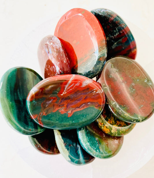 Bloodstone Worry Stone Crystal-Gypsytear