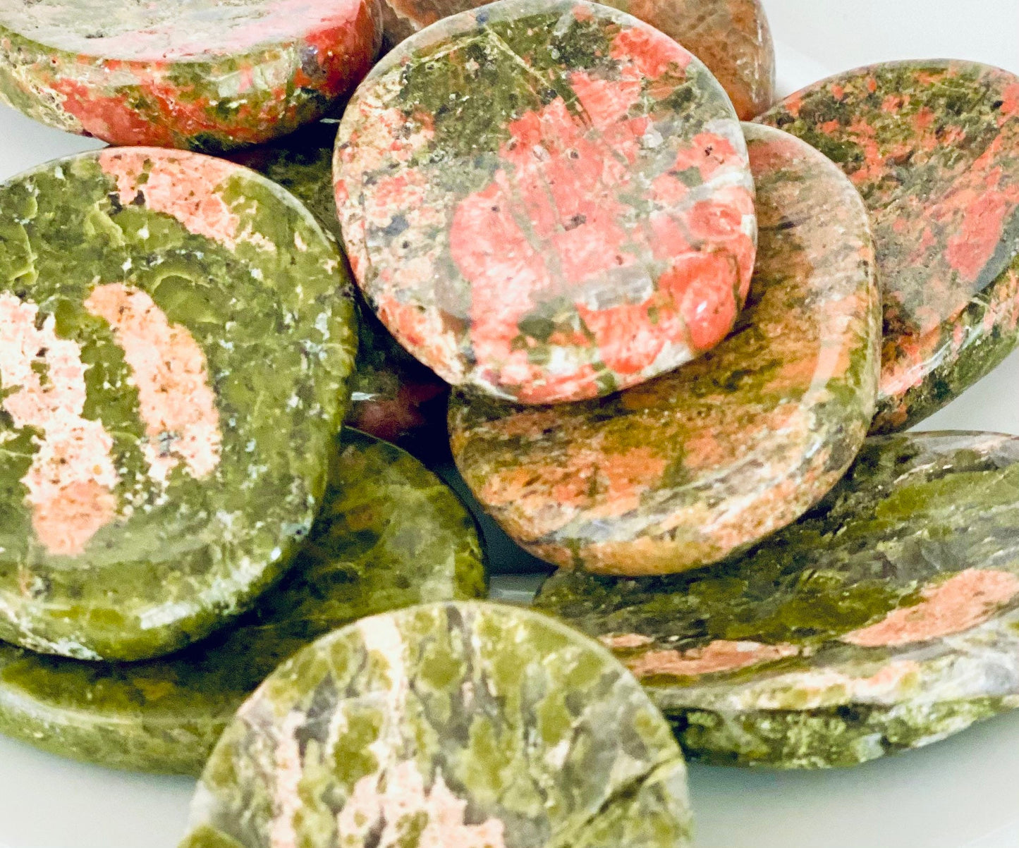 Unakite Worry Stone Crystal-Gypsytear