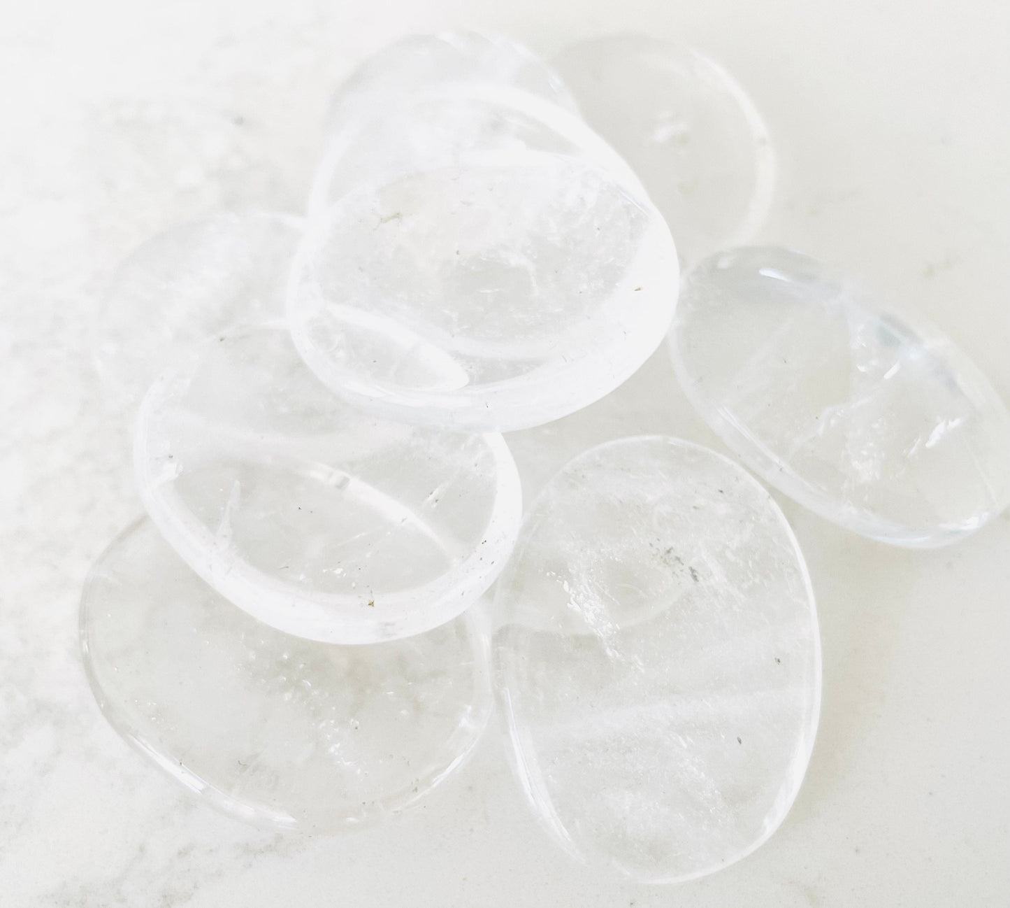 Clear Quartz Worry Stone Crystal-Gypsytear