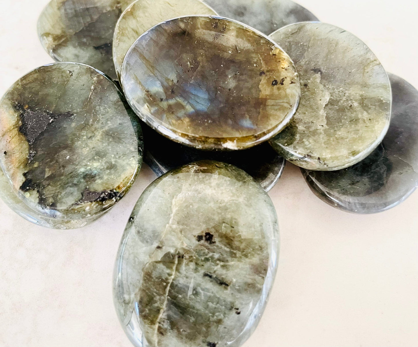 Laboradite Worry Stone Crystal-Gypsytear