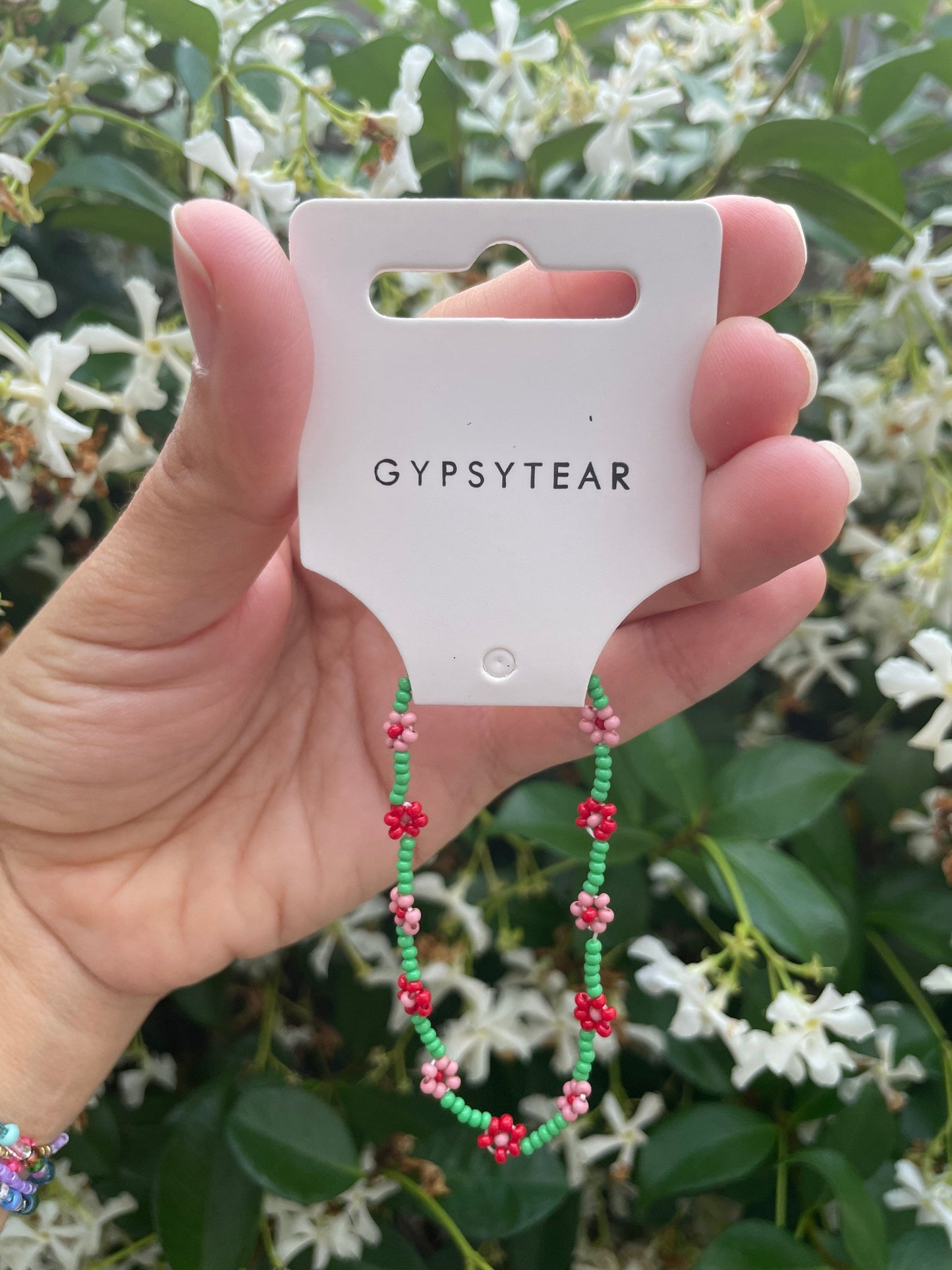 Daisy Chain Beaded Bracelet-Gypsytear