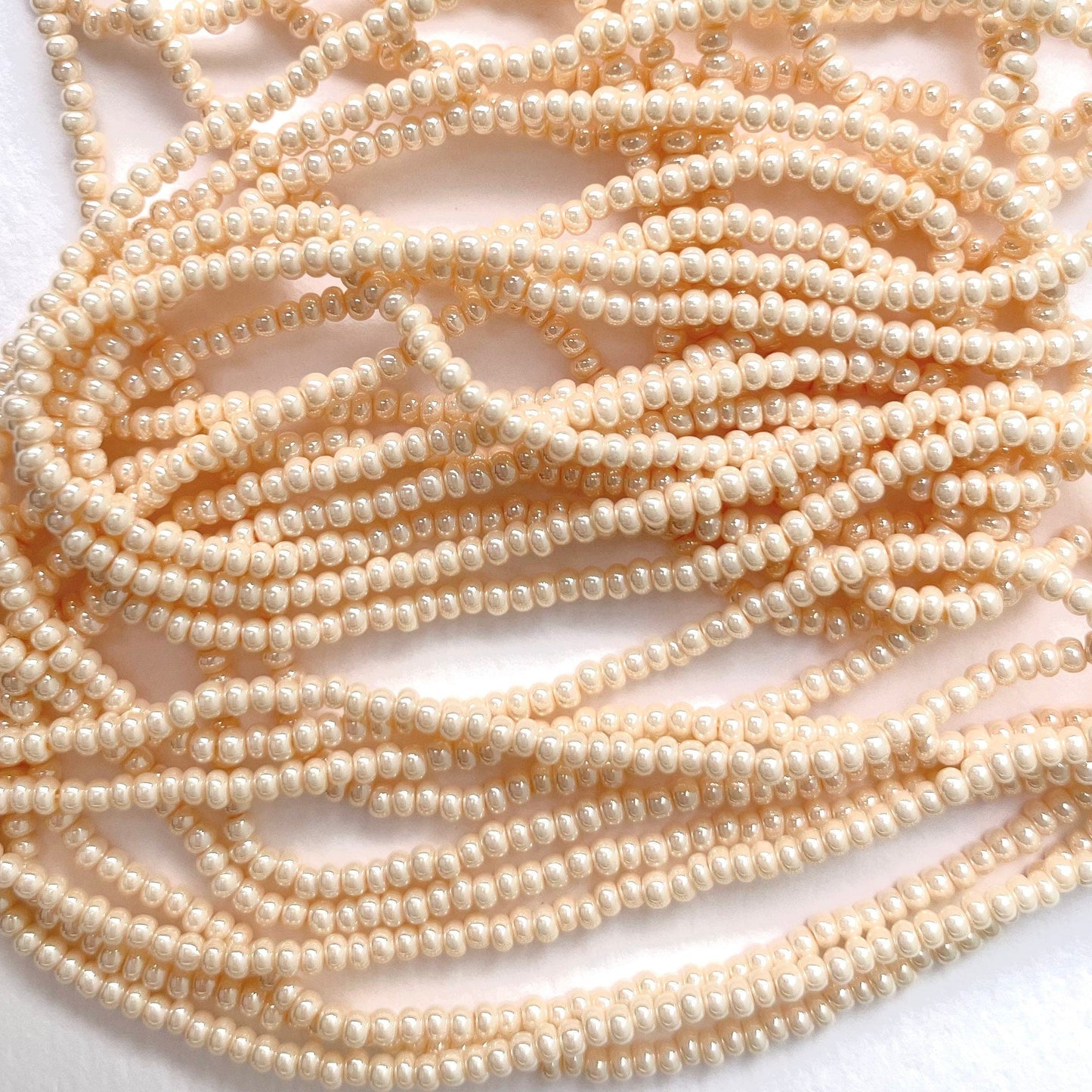Czech Preciosa Glass Seed Beads - Whites + Black-Gypsytear