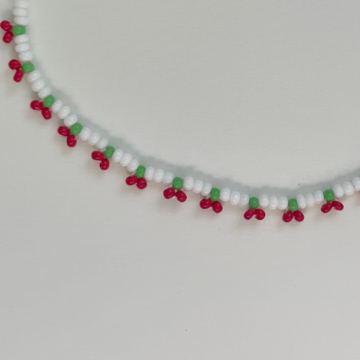 Cherries Beaded Bracelet-Gypsytear