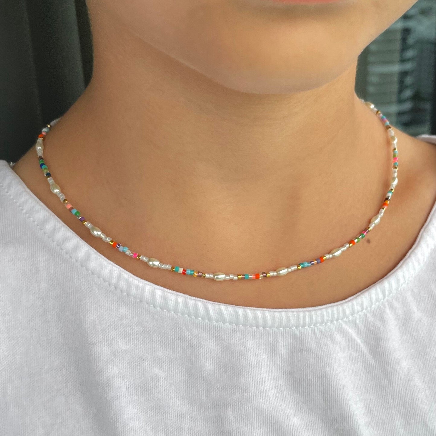 Fiesta Beaded Necklace-Gypsytear