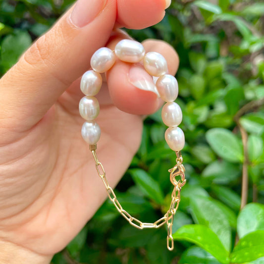 Pearlie Chain Bracelet-Gypsytear