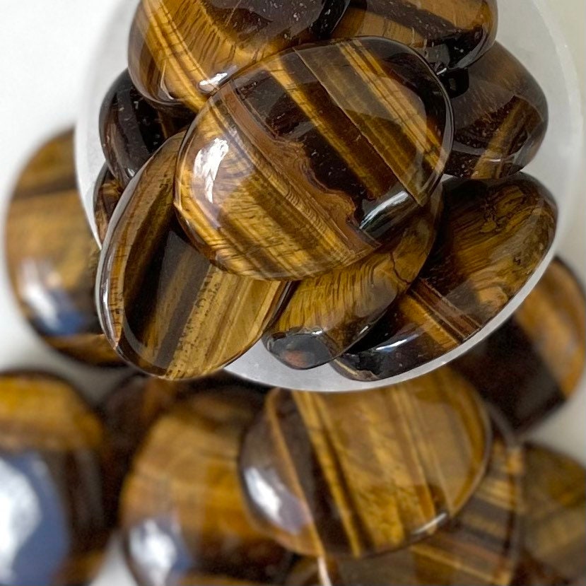 Tiger’s Eye Worry Stone Crystal-Gypsytear