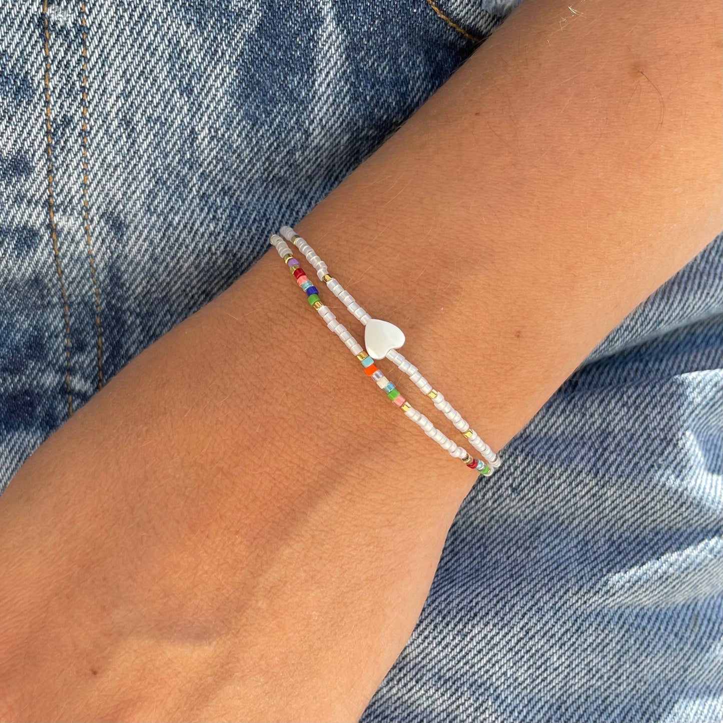 Fiesta Hearts Beaded Bracelets Pack-Gypsytear