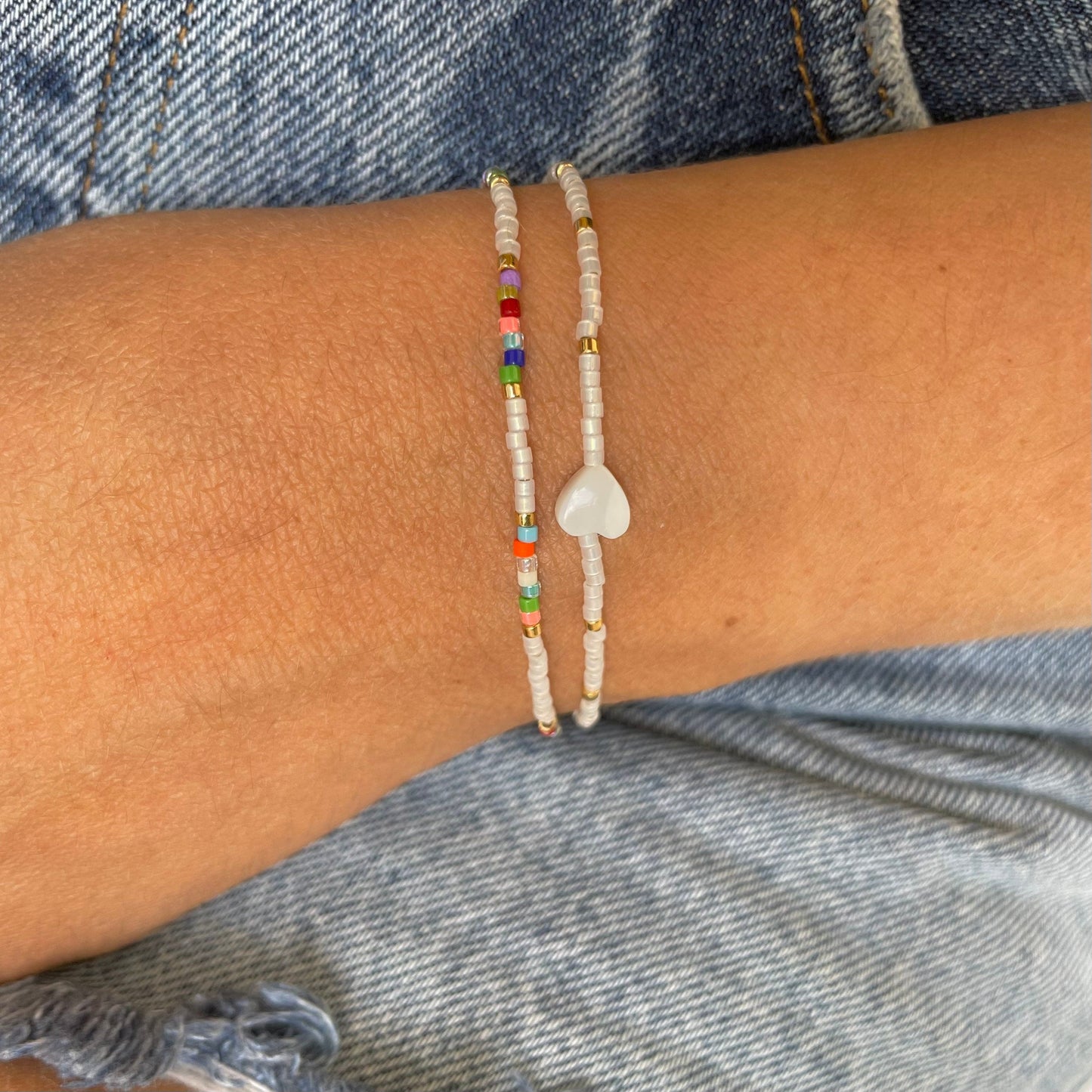 Fiesta Hearts Beaded Bracelets Pack-Gypsytear