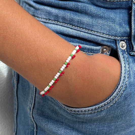 Cherries Beaded Bracelet-Gypsytear