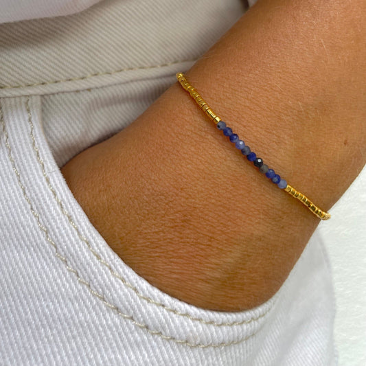 Roccia Gemstone Beaded Bracelet-Gypsytear