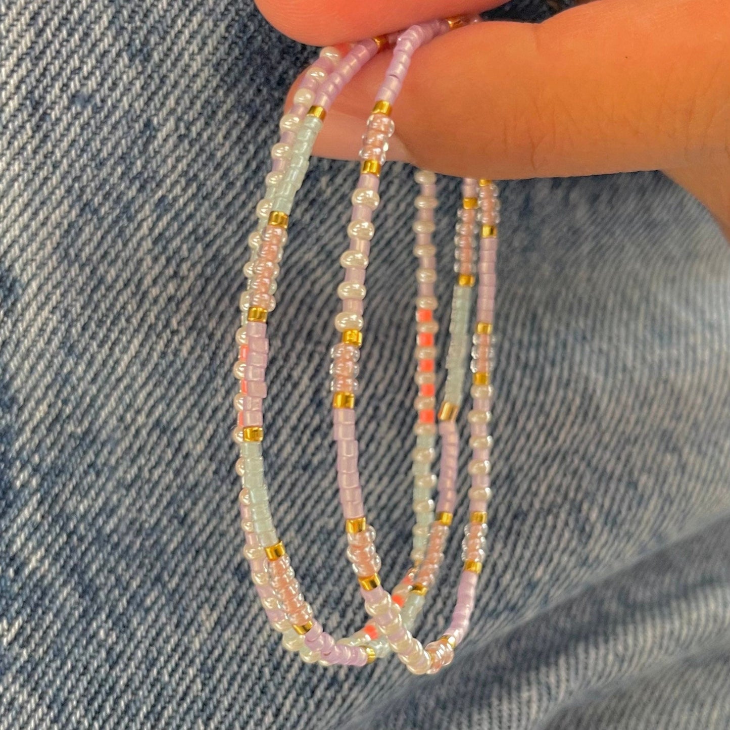 Candy Pastels Beaded Bracelet-Gypsytear