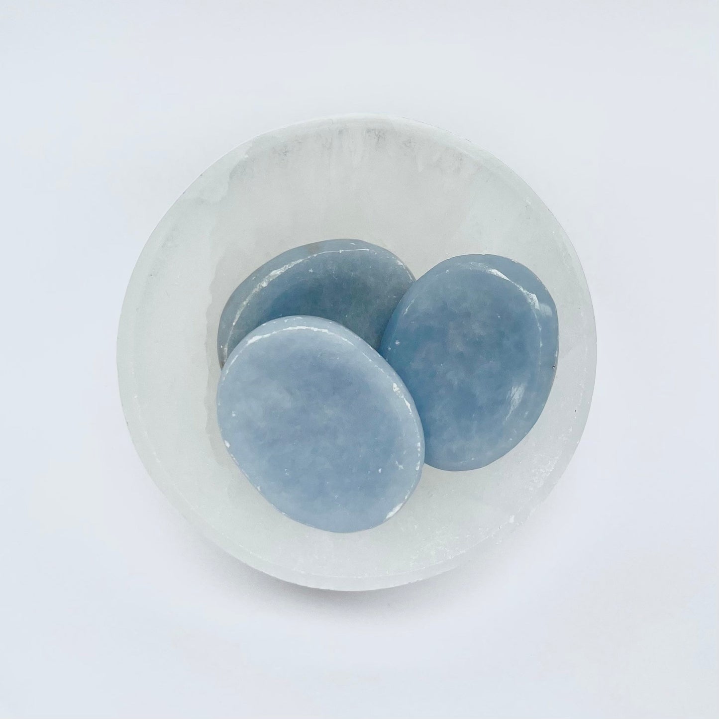 Angelite Worry Stone Crystal-Gypsytear