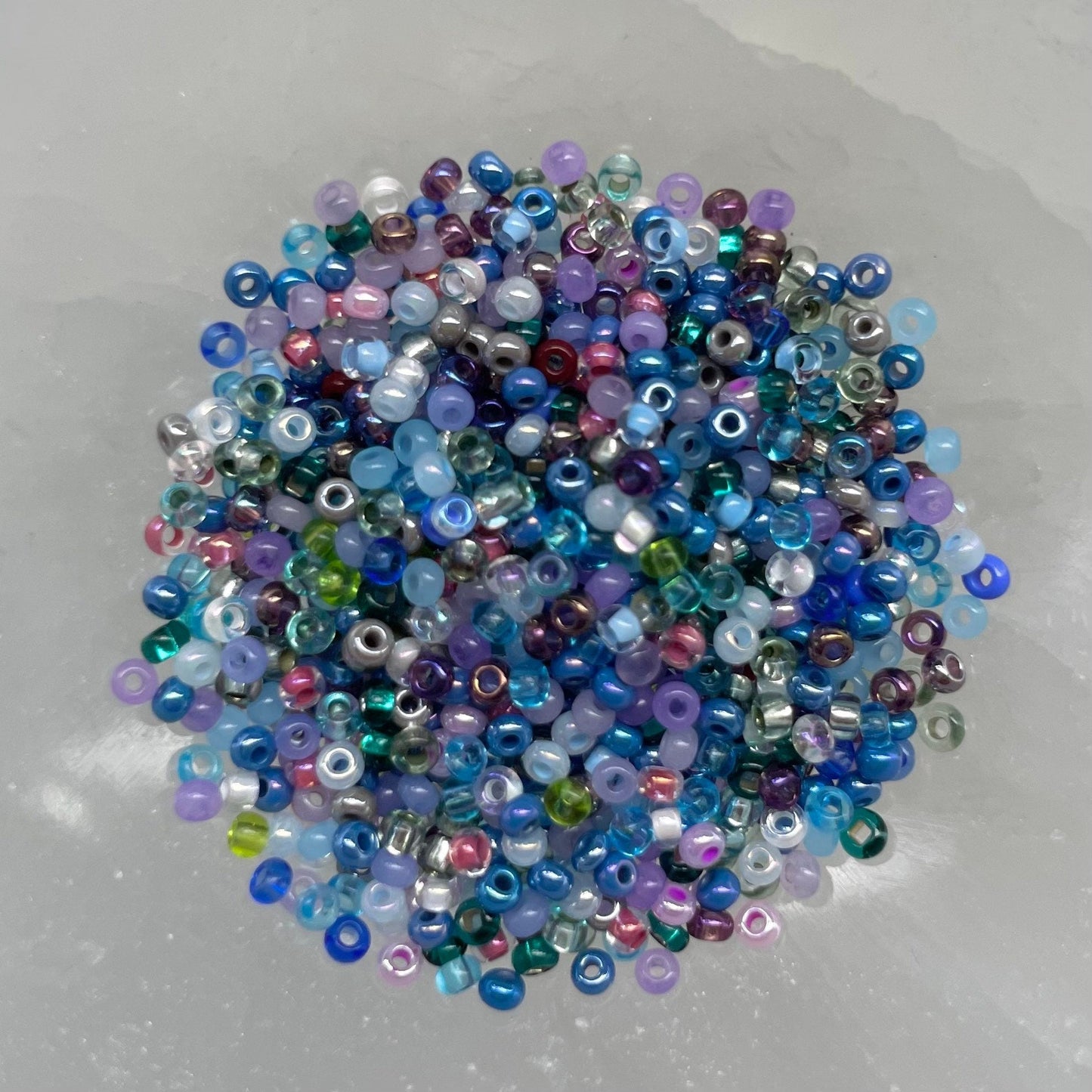 Czech Preciosa Glass Seed Beads - Blues-Gypsytear