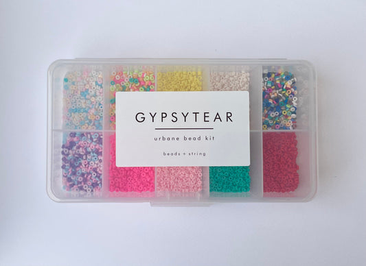 Urbane Bead Kit Polymer Clay Disc Beads-Gypsytear