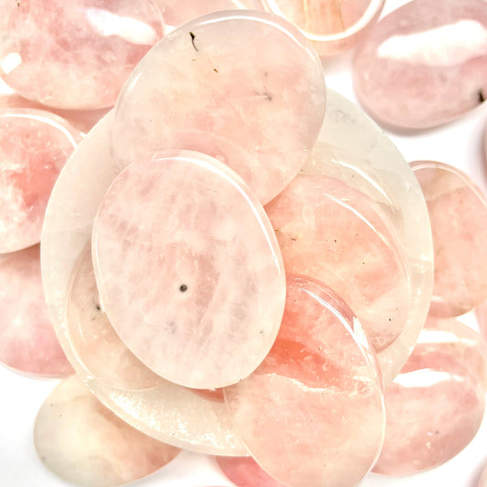 Rose Quartz Worry Stone Crystal-Gypsytear