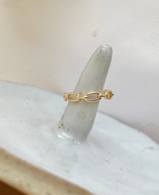 Luna Chain Adjustable Ring