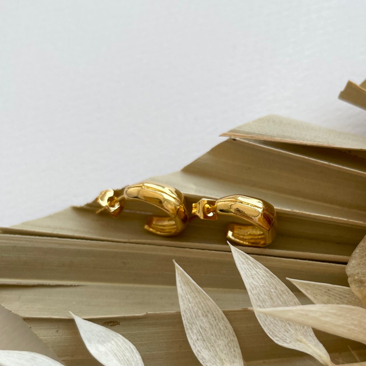 Iris Hoop Earrings