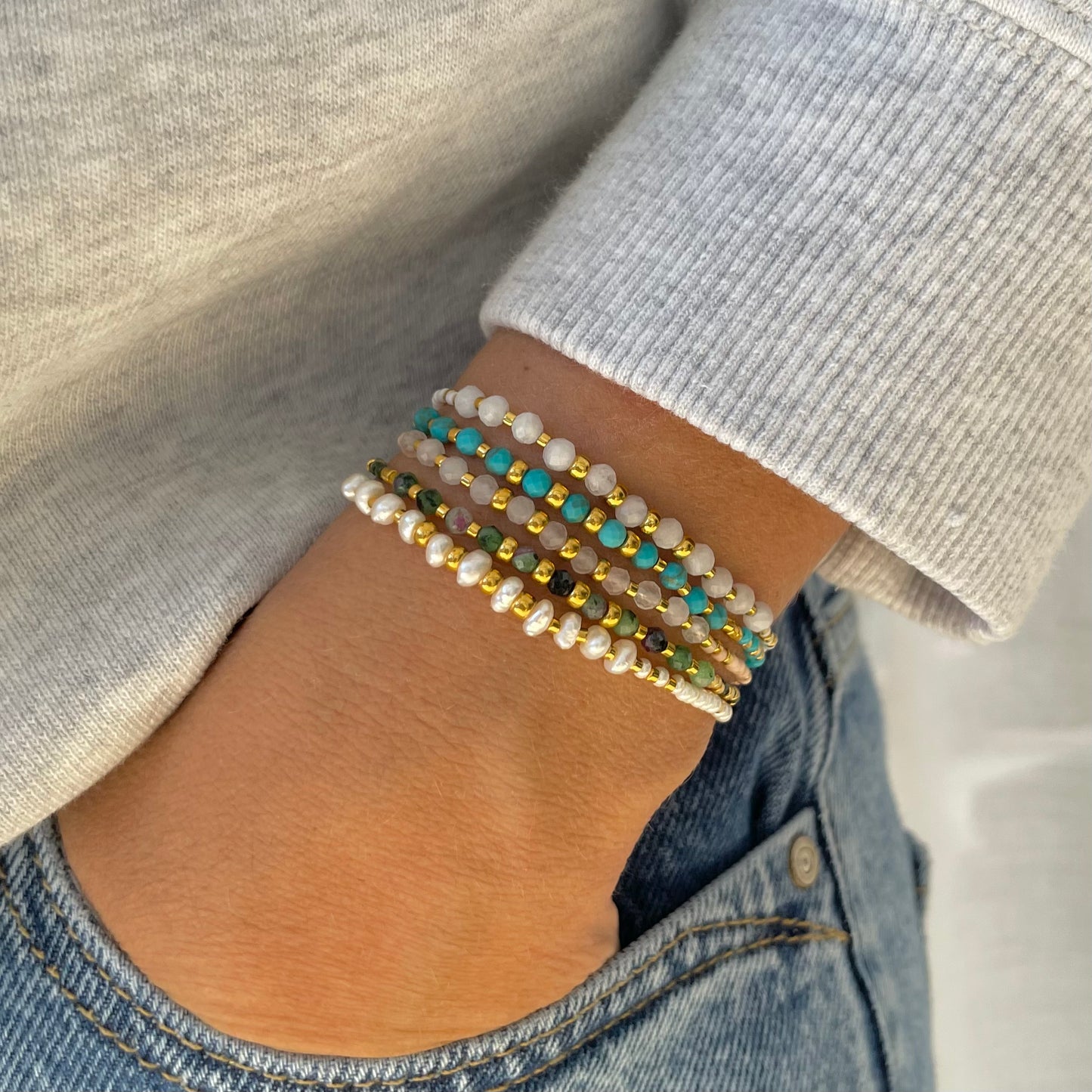 Birthstone Beaded Bracelets