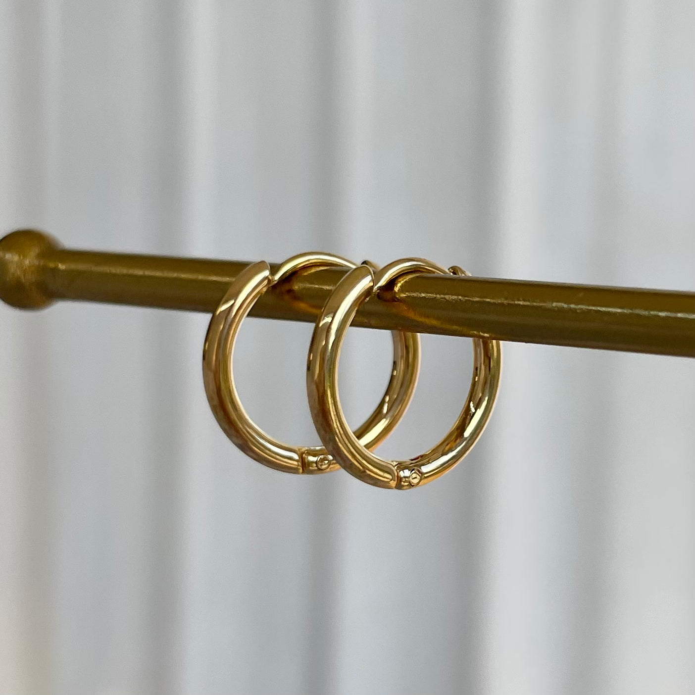 Hebe Huggie Hoop Earrings