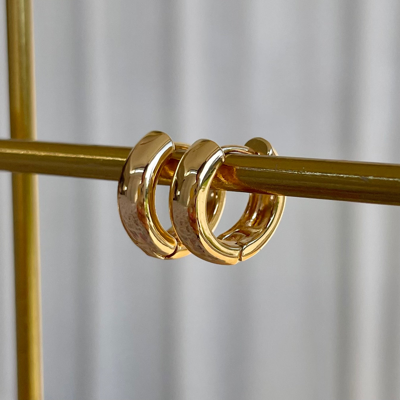 Artemis Huggie Hoop Earrings