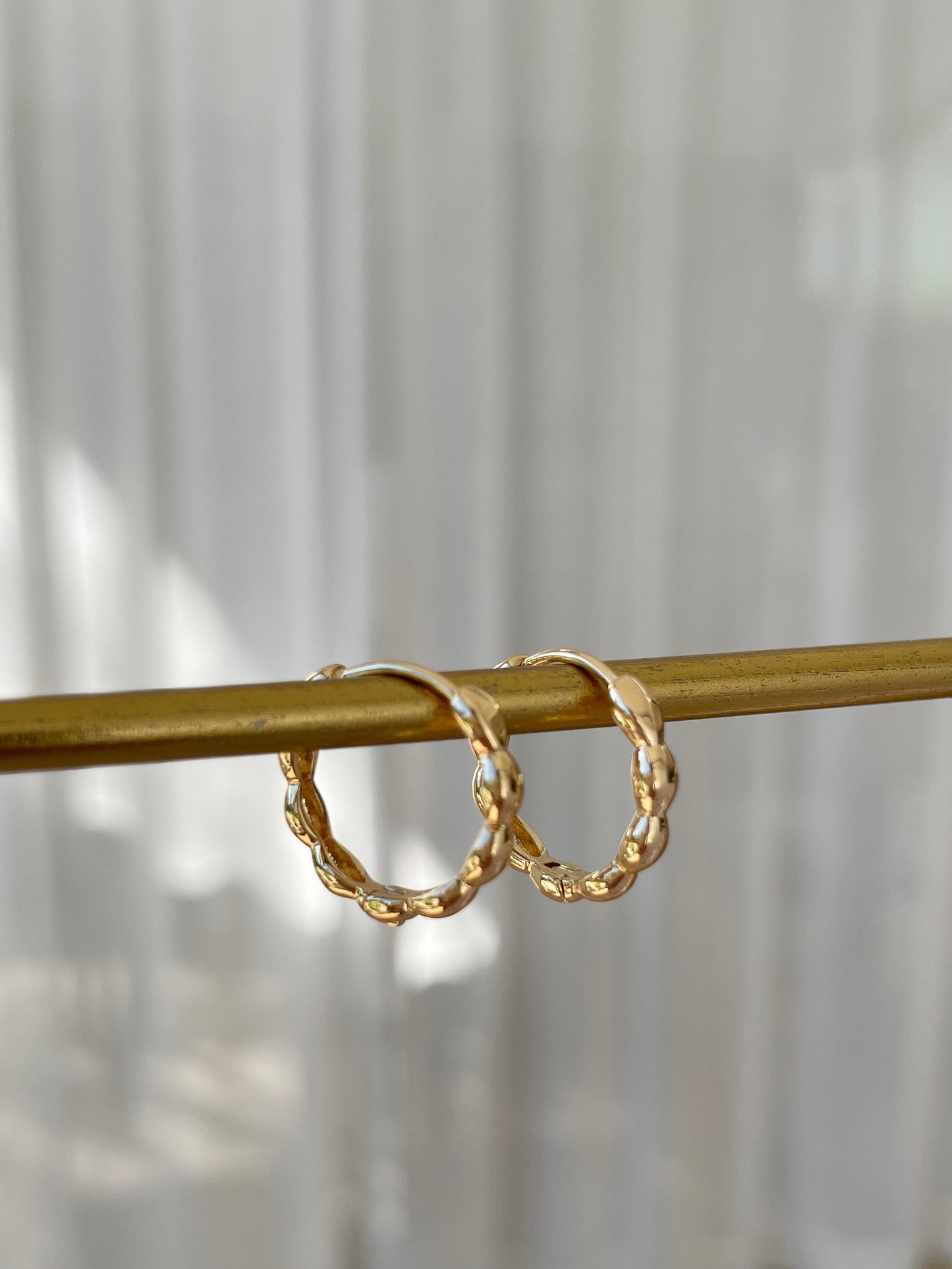 Hera Huggie Hoop Earrings