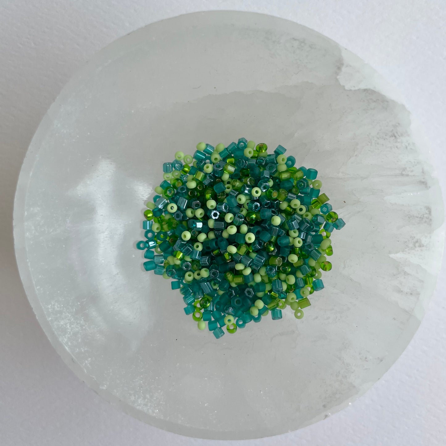 Czech Preciosa Glass Seed Beads - Greens-Gypsytear
