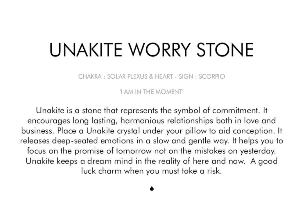 Unakite Worry Stone Crystal-Gypsytear