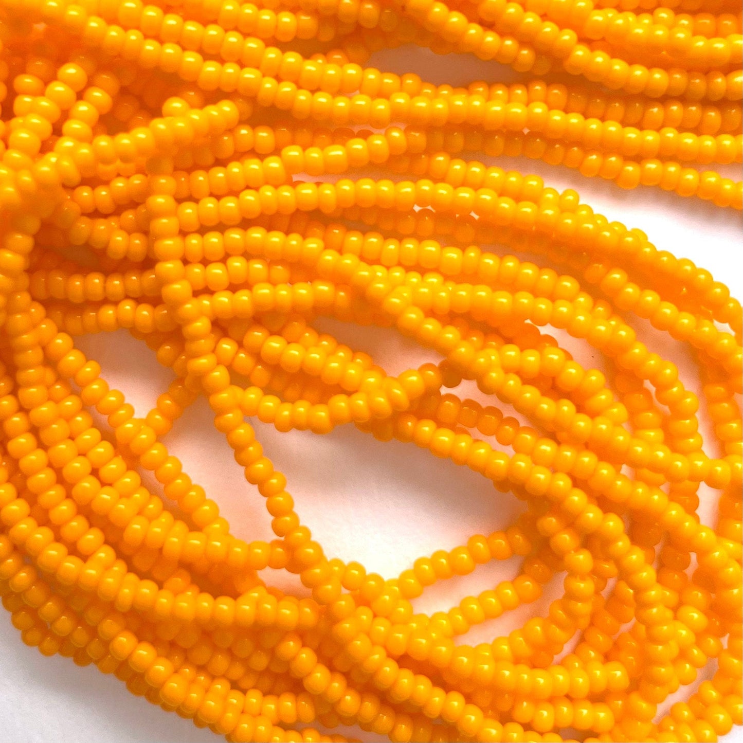 Czech Preciosa Glass Seed Beads - Orange + Yellow-Gypsytear