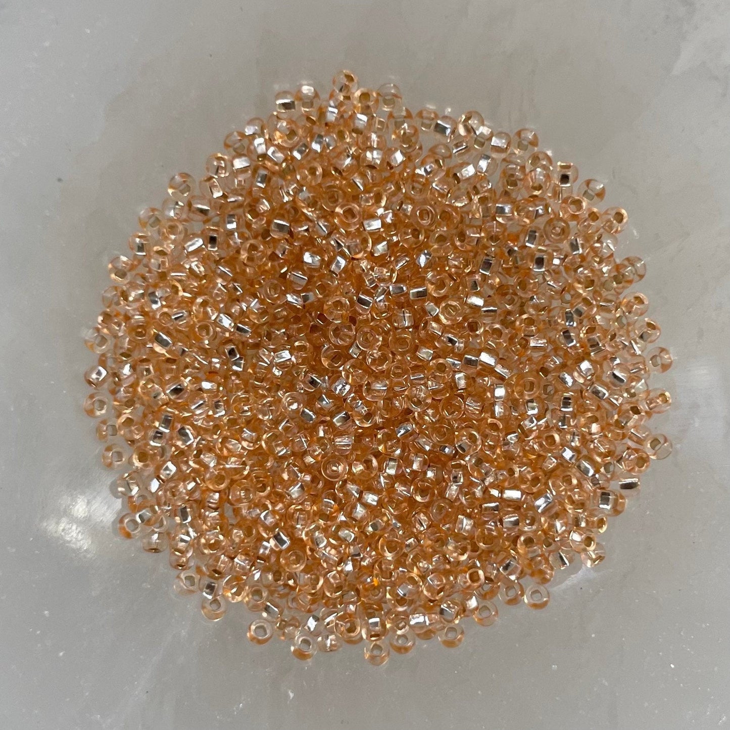 Czech Preciosa Glass Seed Beads - Gold + Silver-Gypsytear