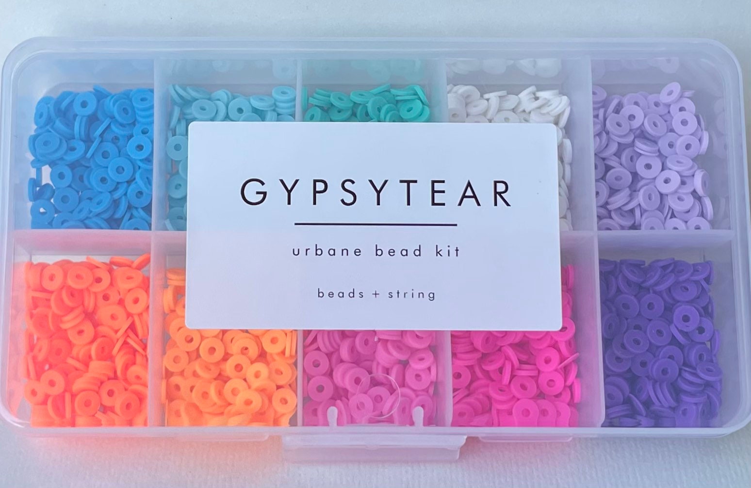 Urbane Bead Kit Polymer Clay Disc Beads-Gypsytear