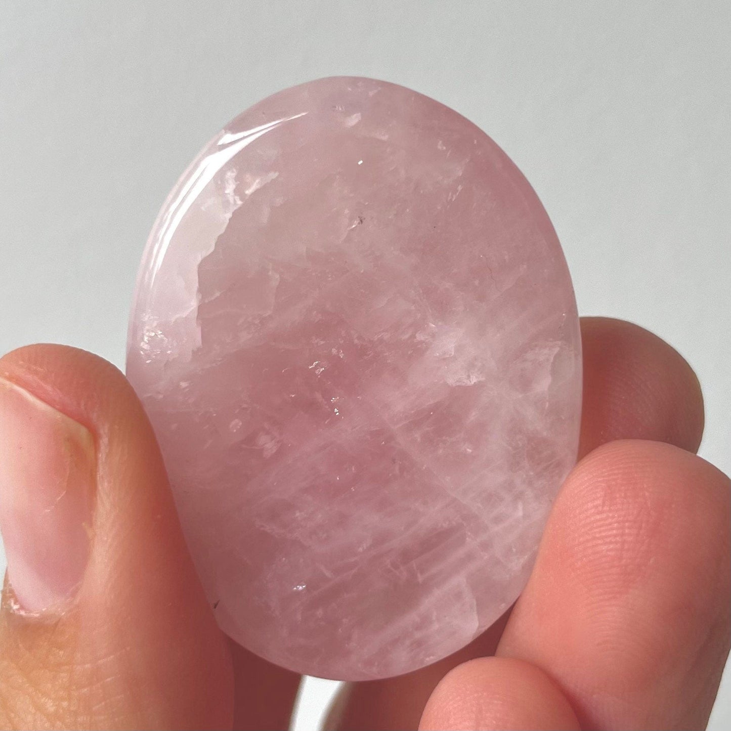 Rose Quartz Worry Stone Crystal-Gypsytear