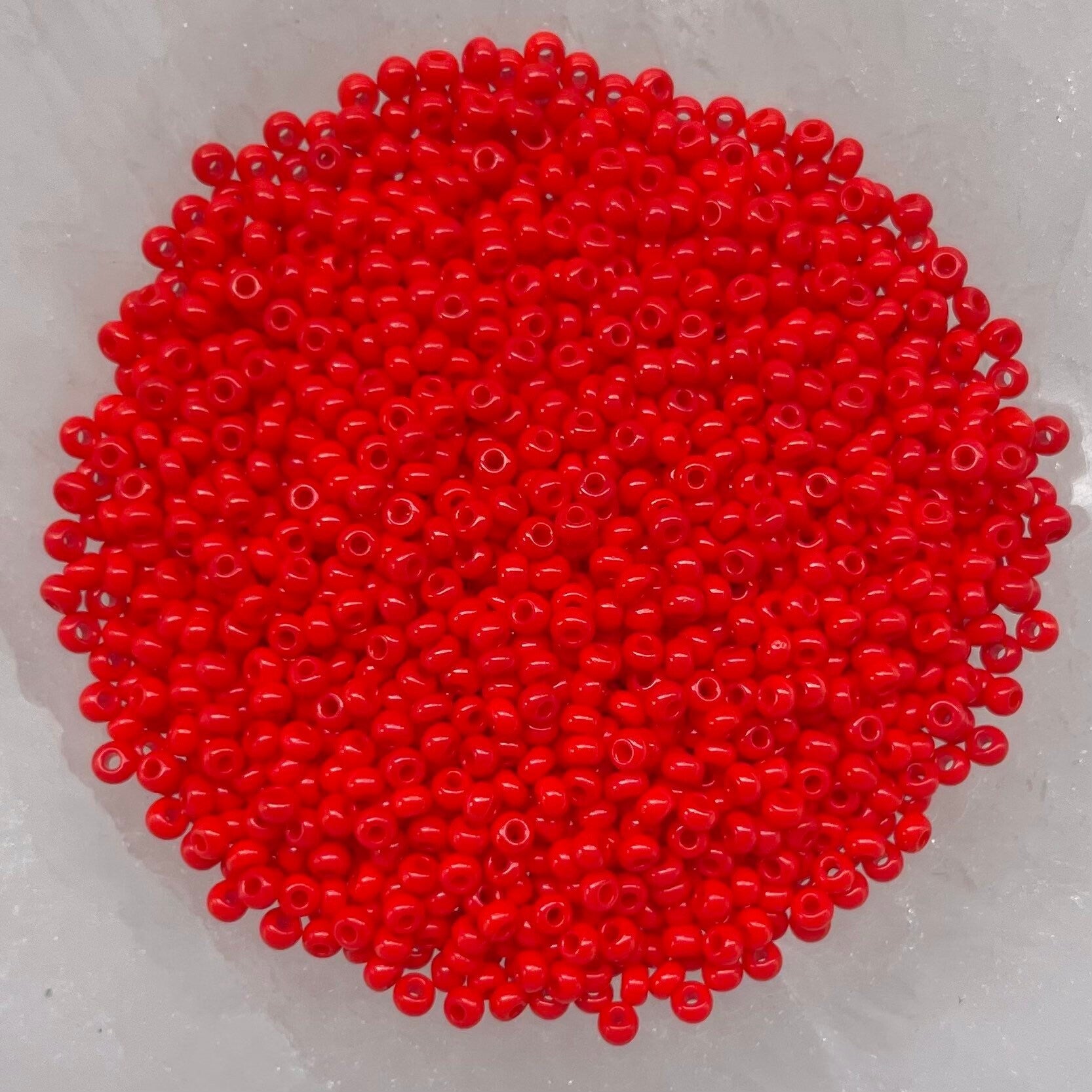 Czech Preciosa Glass Seed Beads - Red + Pinks-Gypsytear