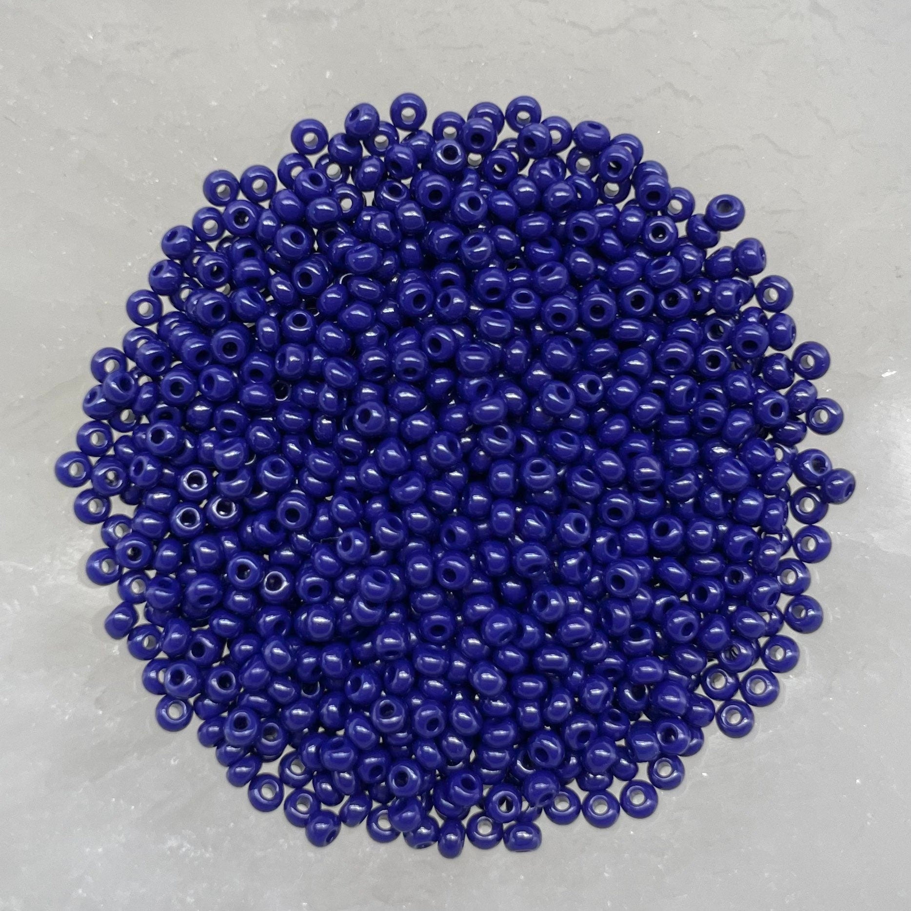 Czech Preciosa Glass Seed Beads - Blues-Gypsytear