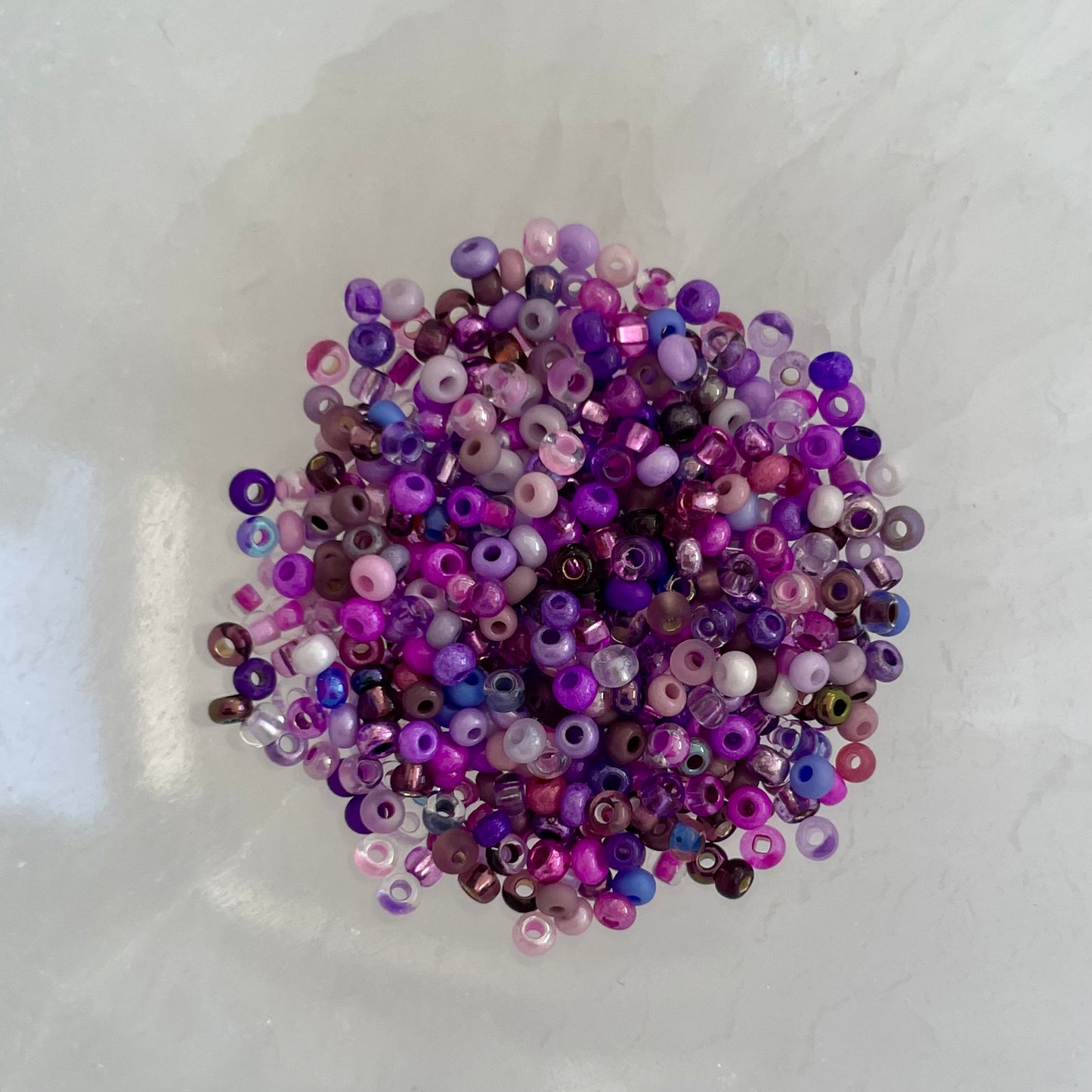 Czech Preciosa Glass Seed Beads - Purples
