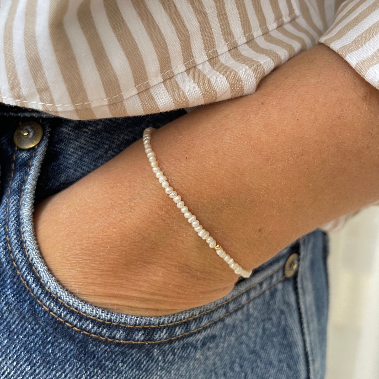 Baby Pearl Beaded Bracelet